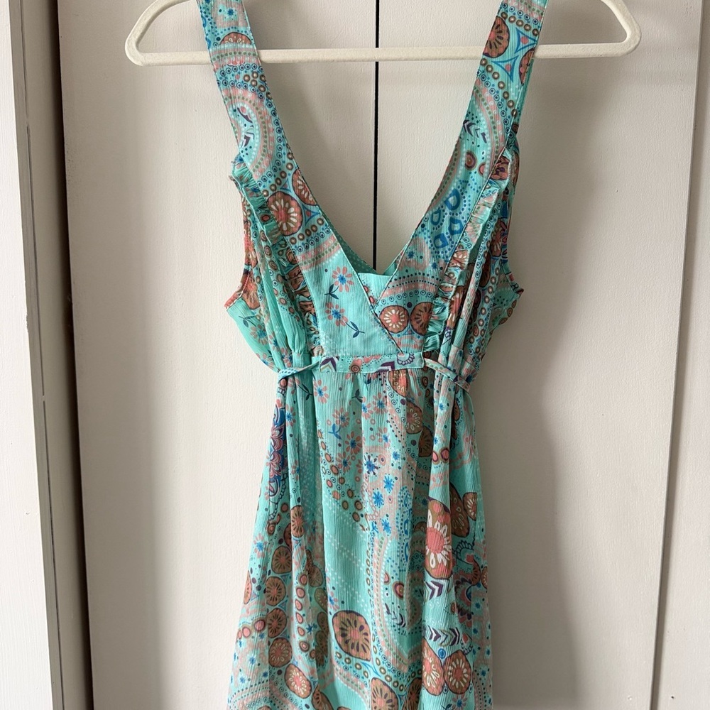 Vintage Glassons Y2K Tank Fairy Core Paisley Tie-Back Camisole - Picture 10 of 12